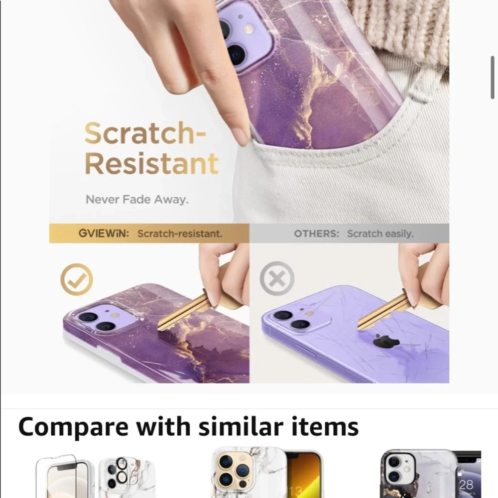 💜 Deep Violet iPhone 12/12 Pro Case